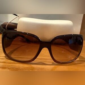 CHANEL Dark Brown Sunglasses (Y2K style)